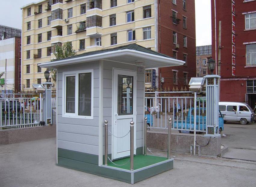 金属雕花板岗亭