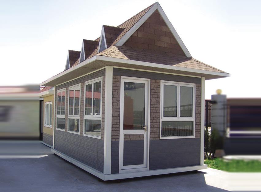 金属雕花板岗亭