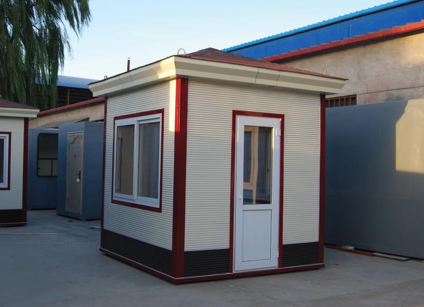 金属雕花板岗亭