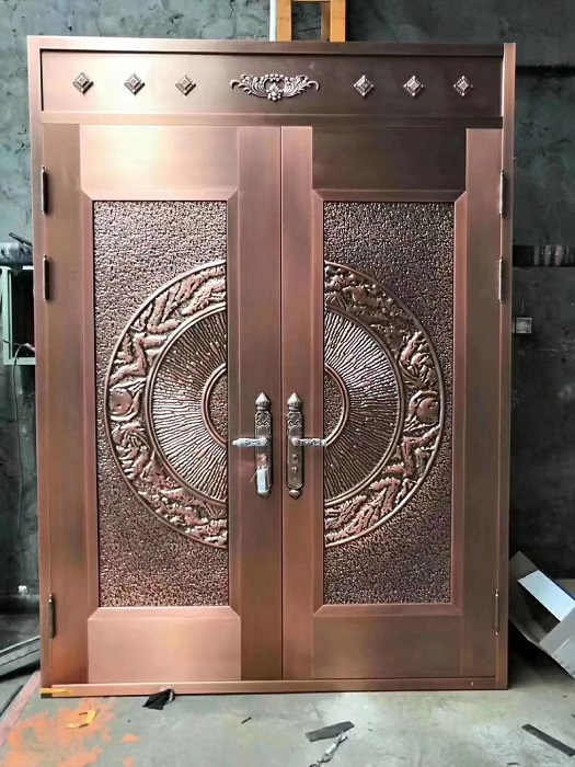 铜艺庭院门